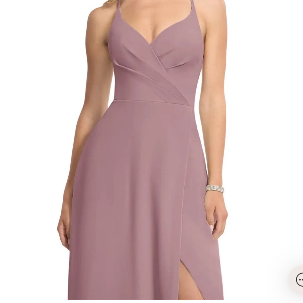 AZAZIE dusty rose maxi dress size 6